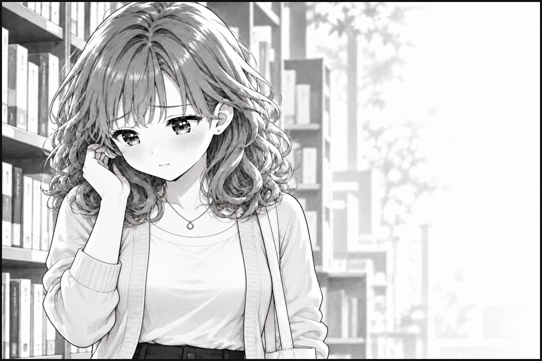 トレ子が言い出せずにうつむく。