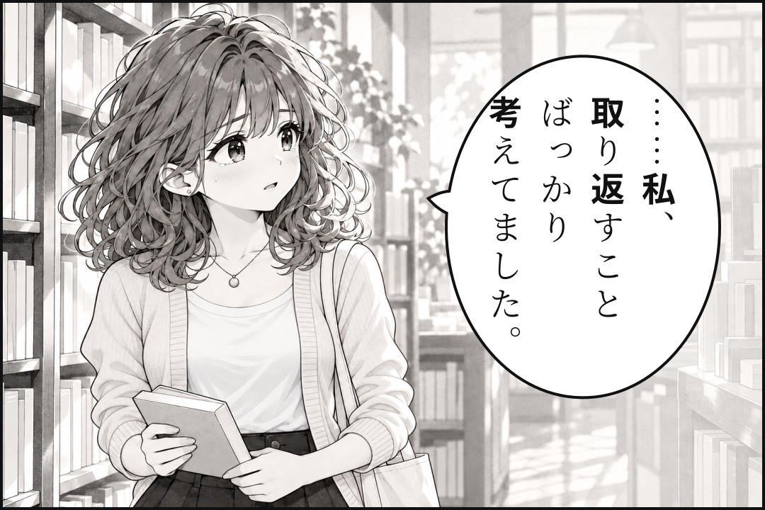 取り返すことばかり考えていたと気付くトレ子。