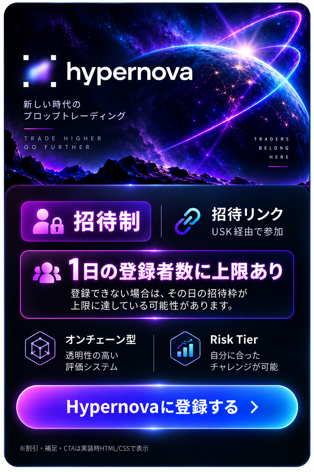 Hypernova 招待制・USK経由の招待リンクで参加
